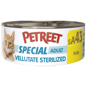 Cerca Offerte di petreet vellutate pollo cibo umido gatto sterilizzato barattolo 70g petreet e acquista online