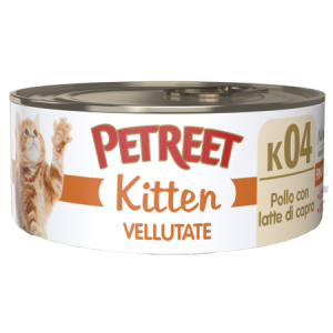 Cerca Offerte di petreet vellutate pollo con latte capra cibo umido gattino barattolo 60g petreet e acquista online