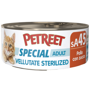 Cerca Offerte di petreet vellutate pollo con zucca cibo umido gatto sterilizzato barattolo 70g 8590 e acquista online