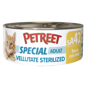 Cerca Offerte di petreet vellutate tonno con mais cibo umido gatto sterilizzato barattolo 70g petreet e acquista online