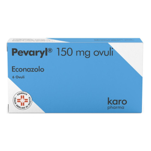 pevaryl 150 mg - antimicotico 6 ovuli bugiardino cod: 023603107 