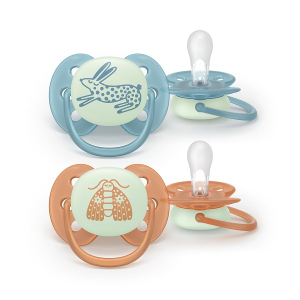 Cerca Offerte di philips avent 2 succhietti ultra soft night 18m+ farfalla/lepre e acquista online