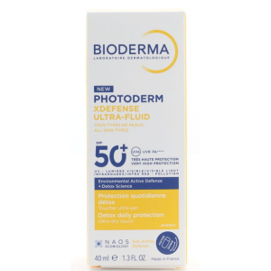 Photoderm xdefense ultra fluid spf50+ - protezione solare viso invisibile detossinante - 40 ml