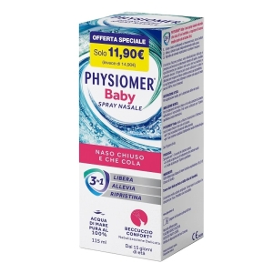 Cerca Offerte di Physiomer baby spray nasale - spray nasale bambini all'acqua di mare per naso chiuso - 115 ml e acquista online