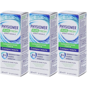 Cerca Offerte di physiomer plus fresh spray nasale 3x20 ml nasale e acquista online