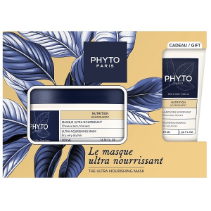 Phyto cofanetto capelli - contiene shampoo nutrimento 50 ml e maschera ultra nutrimento 200 ml