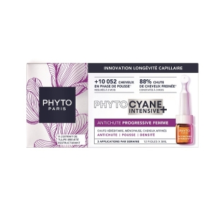 Cerca Offerte di Phytocyane intensive+ trattamento anticaduta progressiva donna - fiale per caduta capelli donna in menopausa - 12 fiale - 1 mese di trattamento e acquista online
