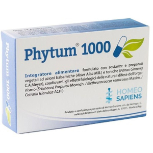 Cerca Offerte di phytum 1000 30 capsule 500 mg 4x15 g e acquista online