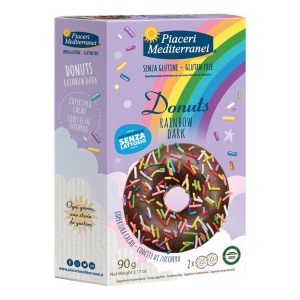 Piaceri medit donuts rainbow dark 90 g