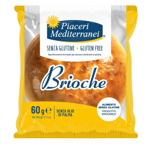 Piaceri mediterranei brioche senza glutine 60 grammi
