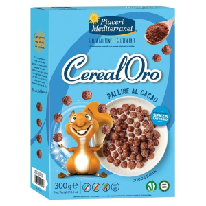 Piaceri mediterranei cerealoro palline al cacao senza glutine 300 grammi