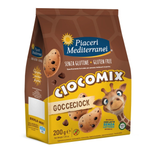Piaceri mediterranei - ciocomix dolcetti gocceciock  senza glutine confezione 200 gr