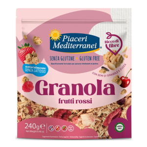 Piaceri mediterranei granola frutti rossi 240 g