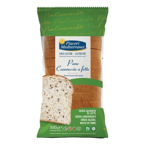 Piaceri mediterranei pane casereccio a fette 300 g offerta speciale
