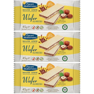 Cerca Offerte di piaceri mediterranei wafer nocciola 3x45 g e acquista online