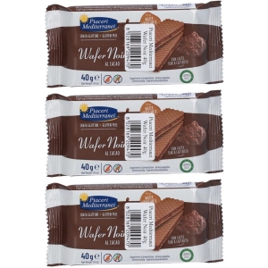 Cerca Offerte di Piaceri mediterranei wafer noir cacao 3x40 g e acquista online