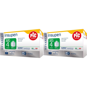Cerca Offerte di pic insupen advanced 32g 4mm set da 2 2x100 pz soluzione per iniezione e acquista online