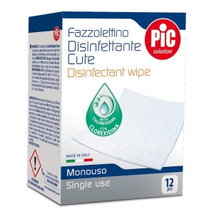 Cerca Offerte di Pic solution fazzolettino disinfettante - salviettine monouso con clorexidina per la cute, 12 pezzi e acquista online