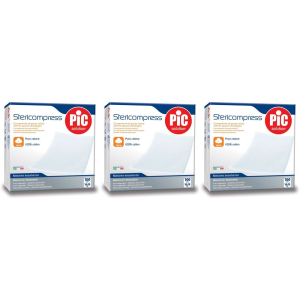 Cerca Offerte di pic solution stericompress 10 cm x set da 3 3x100 pz garza e acquista online