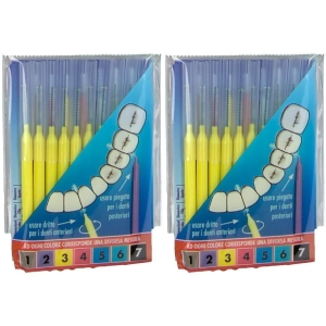 Cerca Offerte di pikdent® giallo 0,6 mm scovolini interdentali 2x10 pz spazzolino da de e acquista online