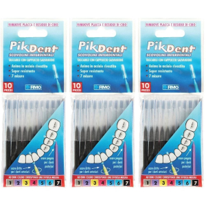 Cerca Offerte di pikdent stuzzicolino 7 nero 10 pezzi 3x1 st e acquista online