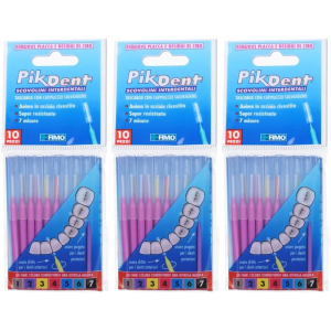 Cerca Offerte di pikdent® viola 0,5 mm scovolini interdentali 3x10 pz spazzolino da den e acquista online