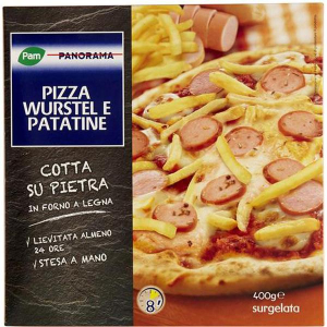 Cerca Offerte di pizza wurstel e patate 1000 g surgelata | pizza famiglia 1 kg ricca e gustosa pronta da cuocere al forno e acquista online