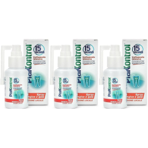 Cerca Offerte di plakkontrol 15 secondi collutorio spray 50 ml 3x50 ml e acquista online