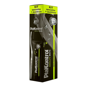 Cerca Offerte di plakkontrol absolute white dentifricio + spazzolino 1 pz set e acquista online