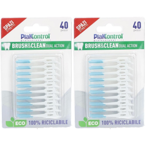Cerca Offerte di plakkontrol® brush & clean spazi stretti 2x40 pz spazzolino da denti e acquista online