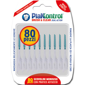 plakkontrol brush&clean 80 pezzi bugiardino cod: 935053936 