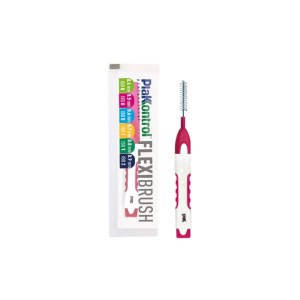 Plakkontrol Flexi Brush Scovolino Interdentale Flessibile 0,5 mm Iso 0 Formato Viaggio 1 Pezzo