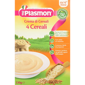 plasmon crema ai 4 cereali 220 g bugiardino cod: 909204226 