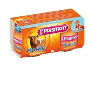 plasmon omogeneizzato manzo 2 x 120 g bugiardino cod: 908773258 