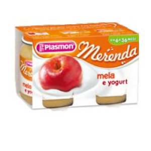 plasmon omogeneizzato yogurt e mela 120 g 2 bugiardino cod: 912860020 