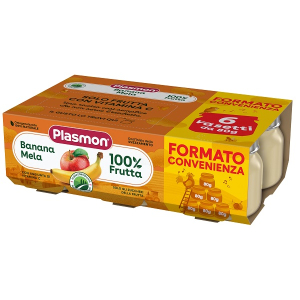 plasmon omog banana mela 6x80g bugiardino cod: 987667920 