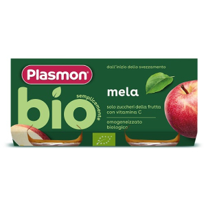 plasmon omog mela bio 2x80g bugiardino cod: 987764723 