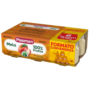 plasmon omog mela 6x80g bugiardino cod: 987667906 