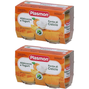 Cerca Offerte di plasmon omogeneizzato yogurt albicocca 120 g x 2 pezzi 2x120 g pappa e acquista online