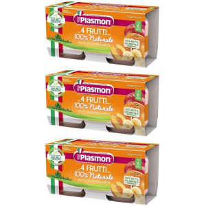 Cerca Offerte di Plasmon Omogenizzato 4 Frutti 100% Naturale 3x2x80 g Pappa e acquista online