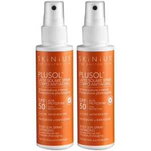 Cerca Offerte di plusol latte solare spray corpo antiaging spf50 100 ml e acquista online