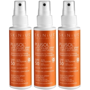 Cerca Offerte di plusol latte solare spray corpo antiaging spf50 100 ml e acquista online