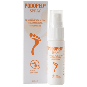 Podoped spray terapia d'urto su cute lesa infiammata da igienizzare 20ml