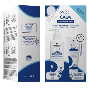 Pol calm detergente cremoso 400 ml + pol calm fluido emolliente liporestitutivo 100 ml