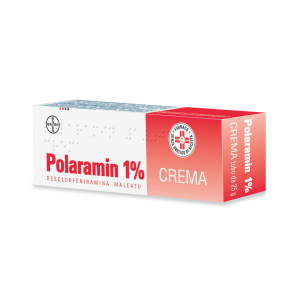 polaramin crema dermatologica 25 g 1% bayer bugiardino cod: 018554081 