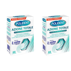 Cerca Offerte di polident azione totale pulitore protesi set da 2 2x66 pz compresse e acquista online