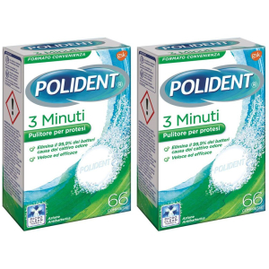Cerca Offerte di polident tripla 3 minuti pulitore protesi set da 2 2x66 pz compresse e e acquista online
