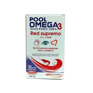 pool omega3 red supremo 30 capsule bugiardino cod: 934536778 