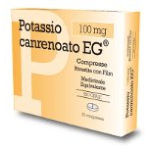 potassio canr eg 20 compresse 100mg bugiardino cod: 035557014 