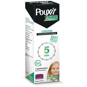 Cerca Offerte di pouxit flash vegetal lozione pidocchi e lendini 100 ml con pettine e acquista online